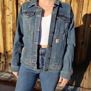 Carhartt Rugged Flex Relaxed Fit Jean Jacket, medium